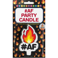 Hot as Fuck Flame #AF Candle - Funny Cake Topper Hot as Fuck Flame #AF Candle - Funny Cake Topper